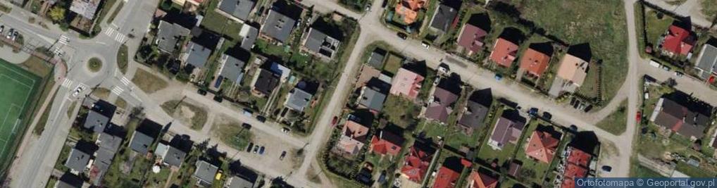 Zdjęcie satelitarne Cyprysowa ul.