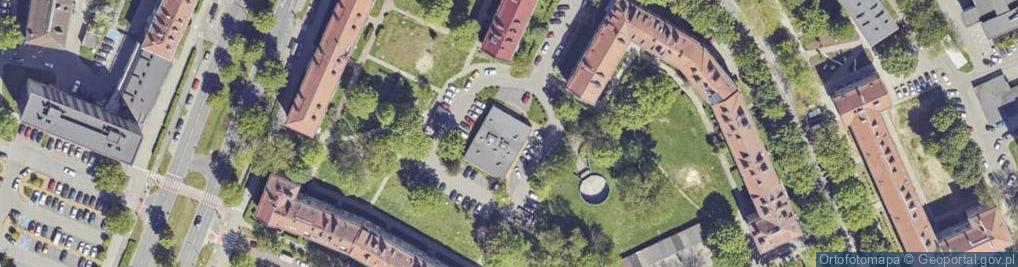 Zdjęcie satelitarne Cyganerii ul.