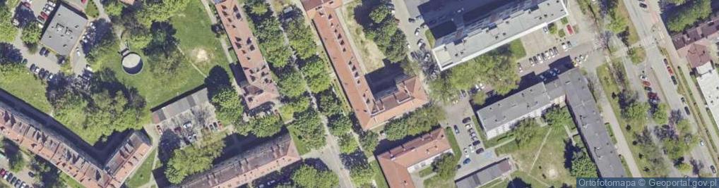 Zdjęcie satelitarne Cyganerii ul.