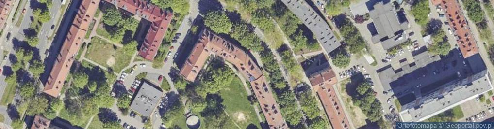 Zdjęcie satelitarne Cyganerii ul.