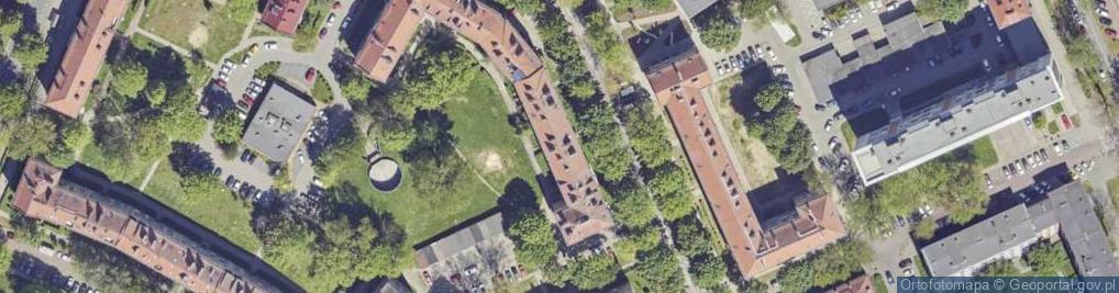 Zdjęcie satelitarne Cyganerii ul.