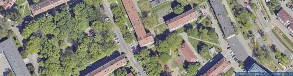 Zdjęcie satelitarne Cyganerii ul.