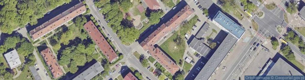 Zdjęcie satelitarne Cyganerii ul.