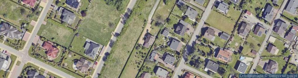 Zdjęcie satelitarne Cyprysowa ul.