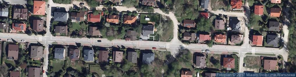 Zdjęcie satelitarne Cyklamenowa ul.