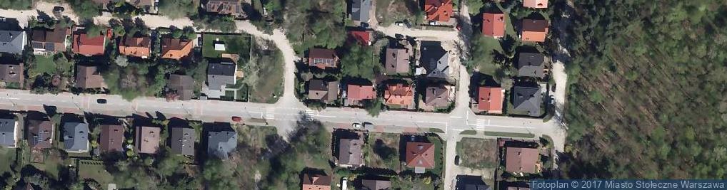 Zdjęcie satelitarne Cyklamenowa ul.