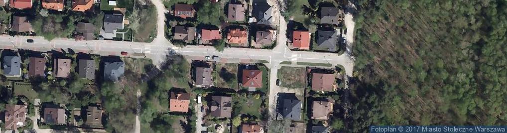 Zdjęcie satelitarne Cyklamenowa ul.