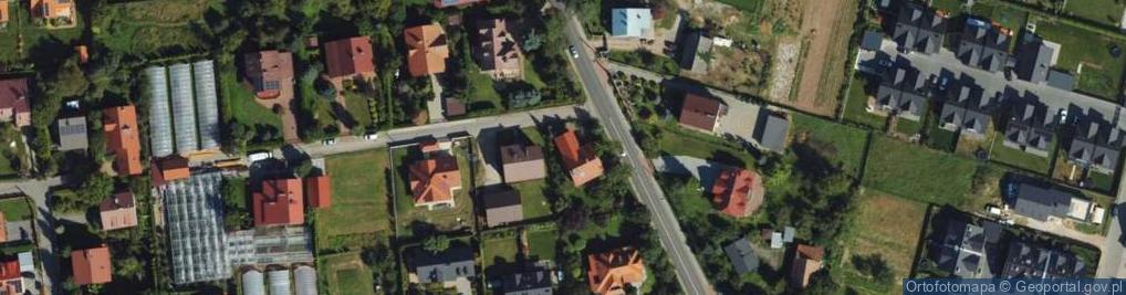 Zdjęcie satelitarne Cyprysowa ul.