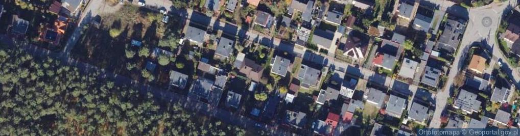 Zdjęcie satelitarne Czekoladowa ul.