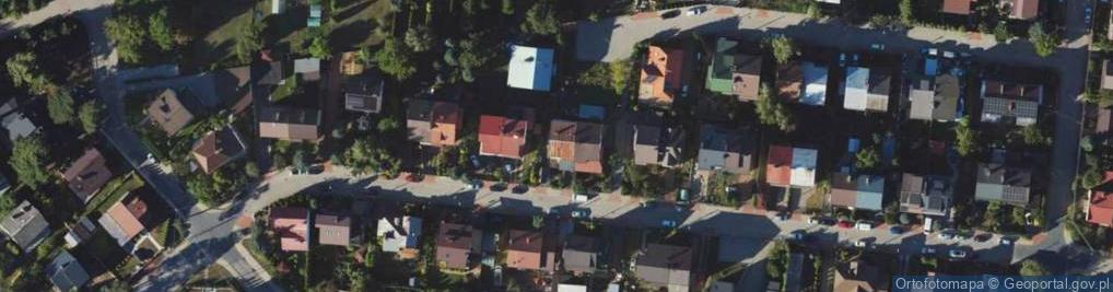 Zdjęcie satelitarne Czerwonego Kapturka ul.