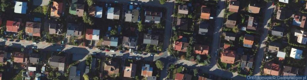 Zdjęcie satelitarne Czerwonego Kapturka ul.