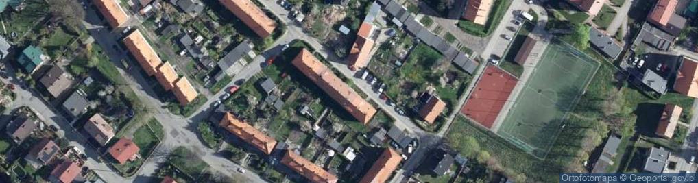 Zdjęcie satelitarne Czerwona ul.