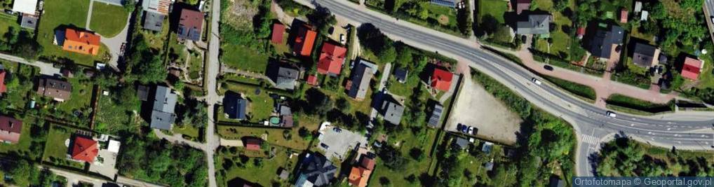 Zdjęcie satelitarne Czerwona ul.