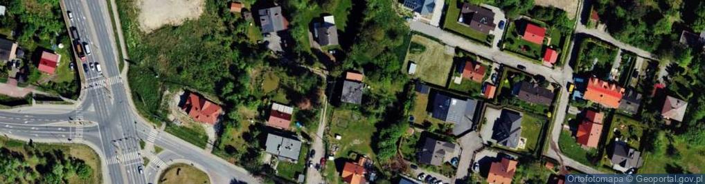 Zdjęcie satelitarne Czerwona ul.