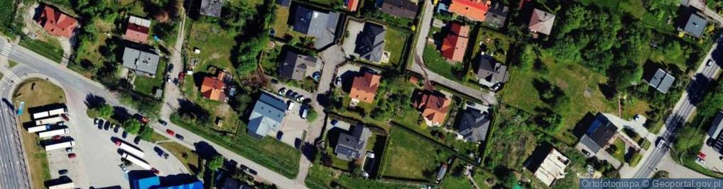 Zdjęcie satelitarne Czerwona ul.