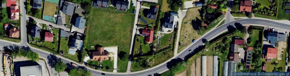 Zdjęcie satelitarne Czerwona ul.