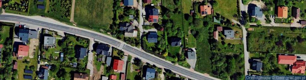 Zdjęcie satelitarne Czerwona ul.