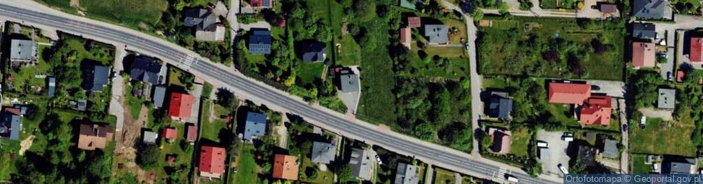 Zdjęcie satelitarne Czerwona ul.
