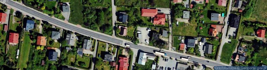 Zdjęcie satelitarne Czerwona ul.