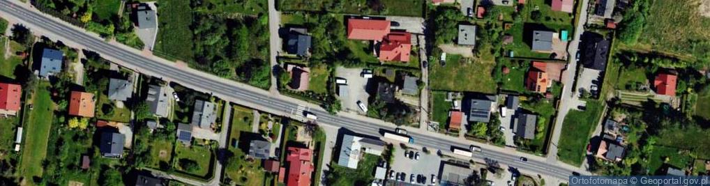 Zdjęcie satelitarne Czerwona ul.