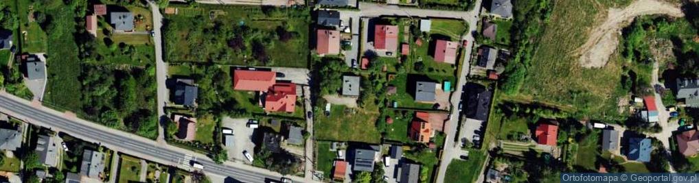 Zdjęcie satelitarne Czerwona ul.