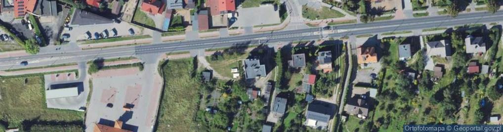 Zdjęcie satelitarne Człuchowska ul.