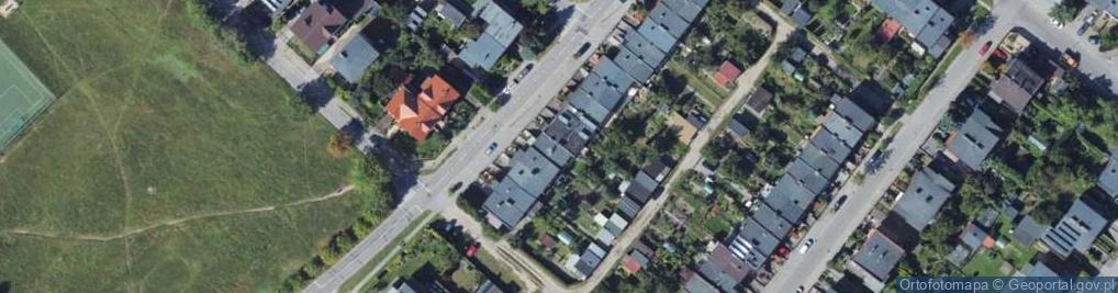 Zdjęcie satelitarne Czynu Zbrojnego Kolejarzy ul.