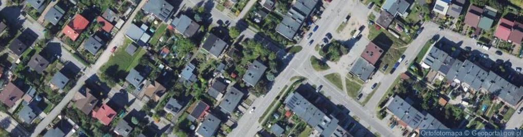 Zdjęcie satelitarne Czynu Zbrojnego Kolejarzy ul.