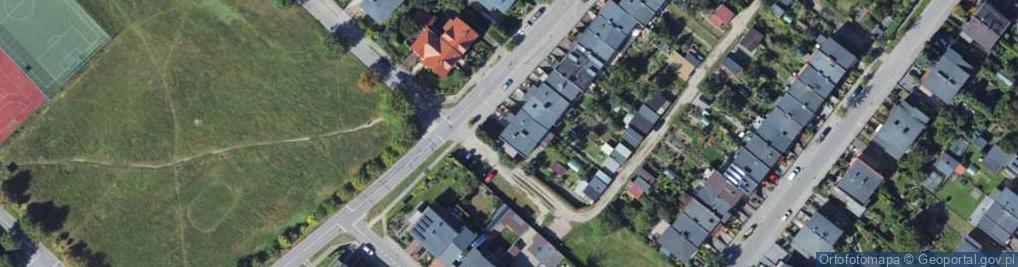 Zdjęcie satelitarne Czynu Zbrojnego Kolejarzy ul.