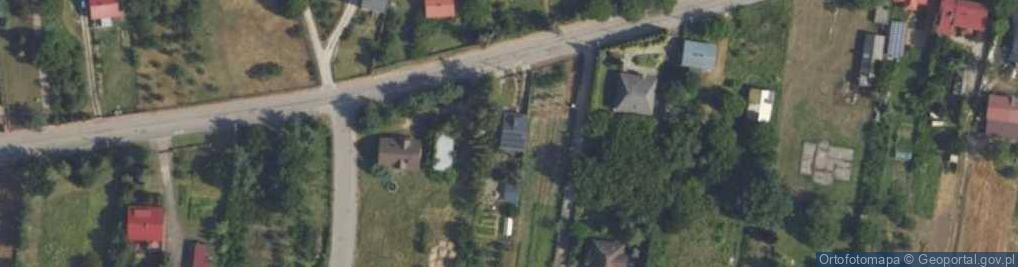 Zdjęcie satelitarne Cząstków Mazowiecki ul.