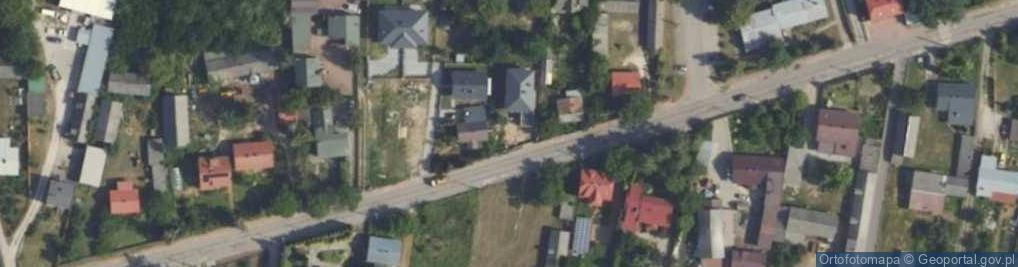 Zdjęcie satelitarne Cząstków Mazowiecki ul.