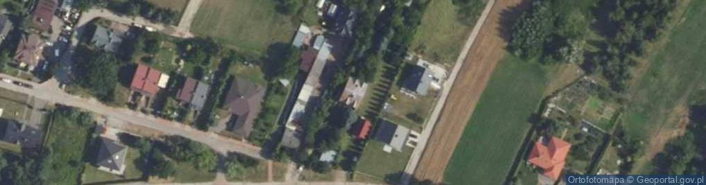 Zdjęcie satelitarne Cząstków Mazowiecki ul.