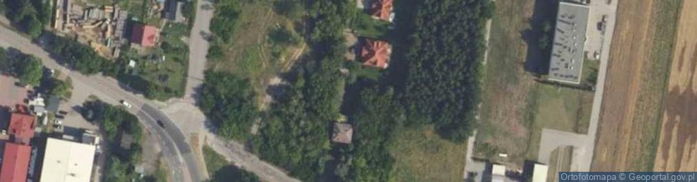 Zdjęcie satelitarne Cząstków Mazowiecki ul.