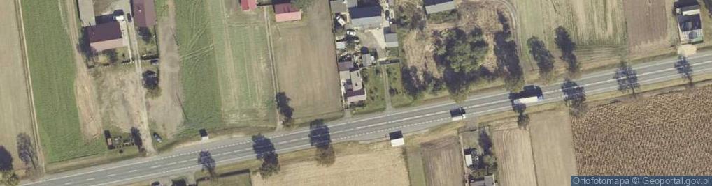 Zdjęcie satelitarne Cząstków ul.