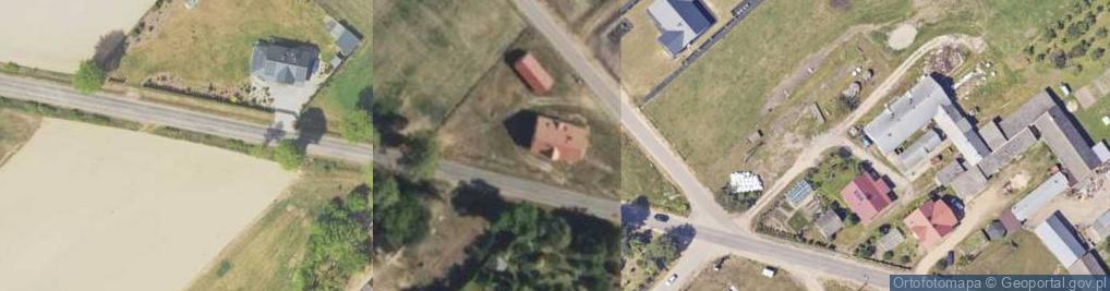 Zdjęcie satelitarne Czerwone ul.