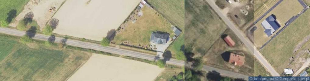 Zdjęcie satelitarne Czerwone ul.