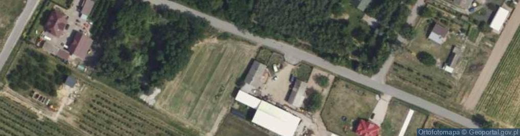 Zdjęcie satelitarne Częstoniew-Kolonia ul.