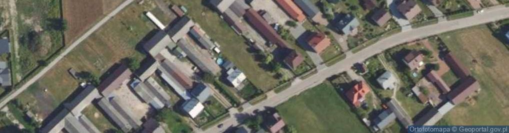Zdjęcie satelitarne Człekówka ul.
