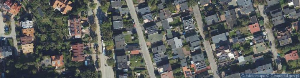Zdjęcie satelitarne Czerwona ul.