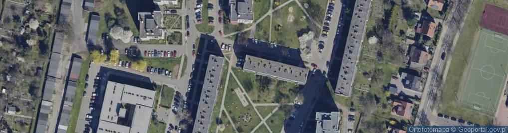 Zdjęcie satelitarne Czernego Jana, mjr. pil. ul.