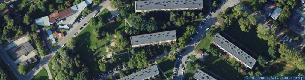 Zdjęcie satelitarne Czarnogórska ul.