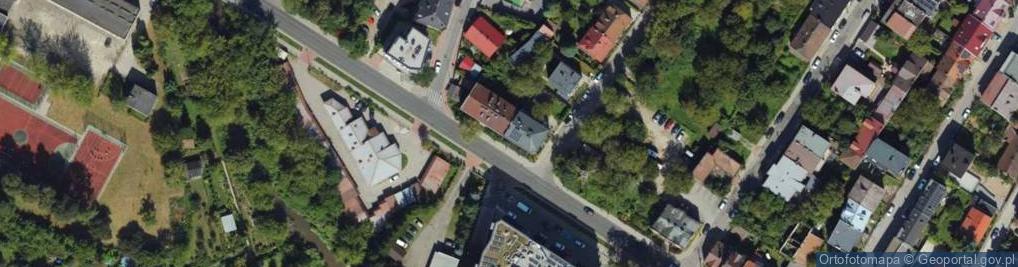 Zdjęcie satelitarne Czerwonego Prądnika ul.