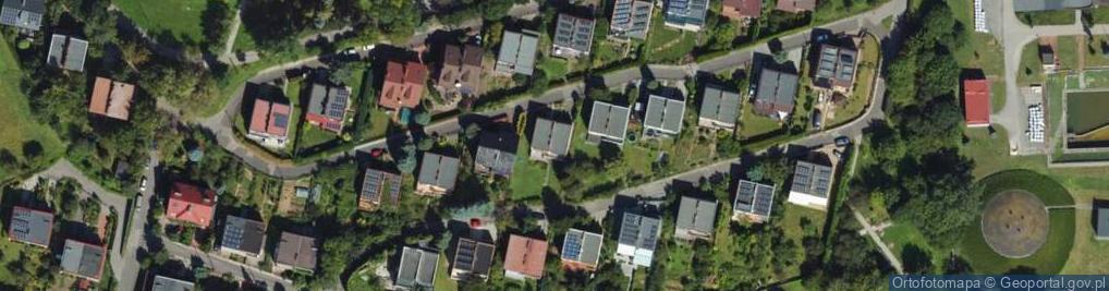 Zdjęcie satelitarne Czerwonego Kapturka ul.