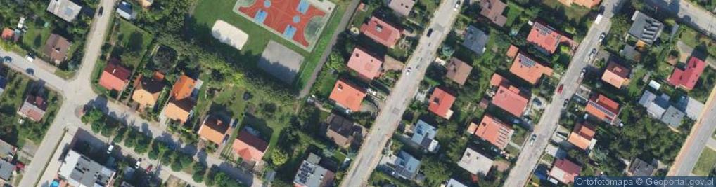 Zdjęcie satelitarne Czerwonego Kapturka ul.