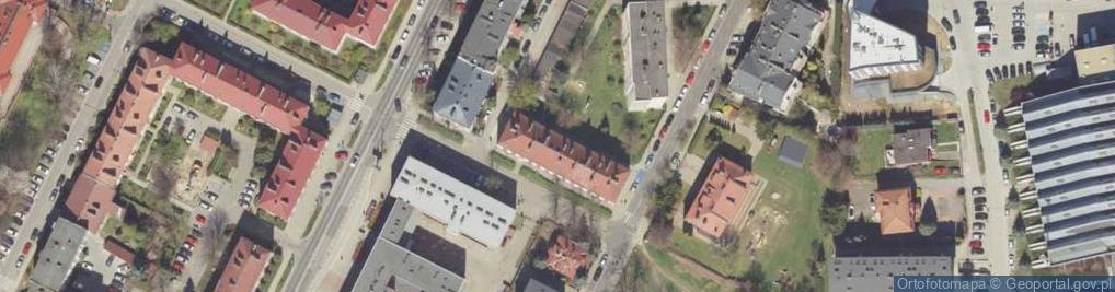 Zdjęcie satelitarne Czackiego Tadeusza ul.