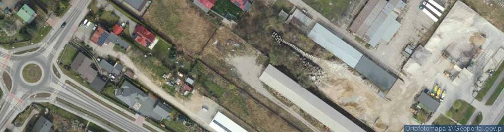 Zdjęcie satelitarne Czerwona ul.