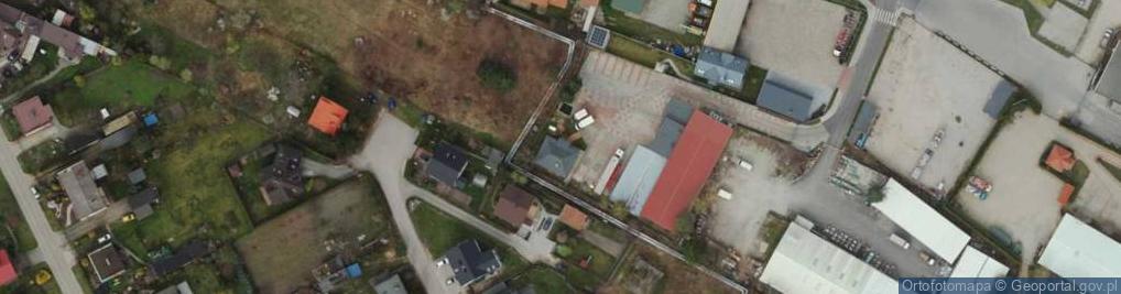 Zdjęcie satelitarne Czerwona ul.