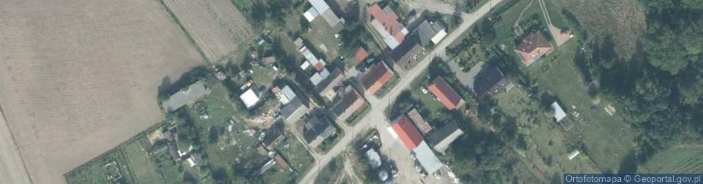 Zdjęcie satelitarne Czerwonych Domków ul.