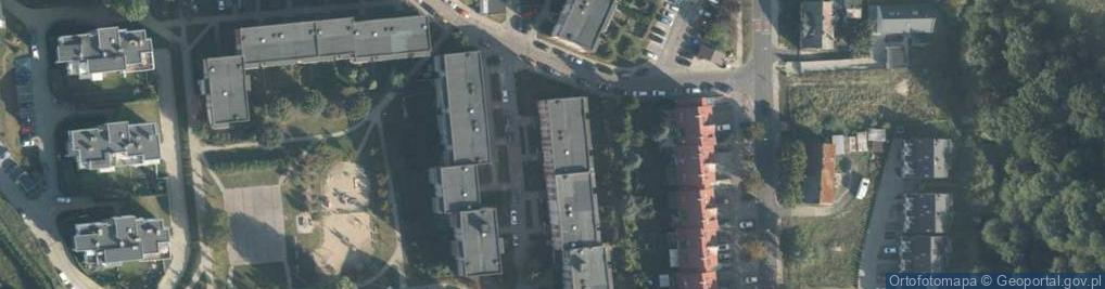 Zdjęcie satelitarne Czerwona ul.