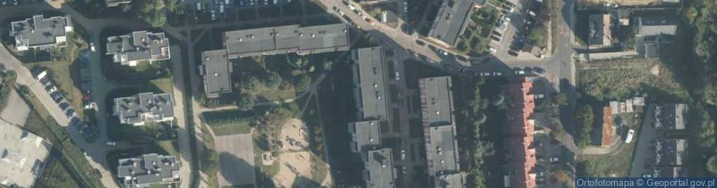 Zdjęcie satelitarne Czerwona ul.